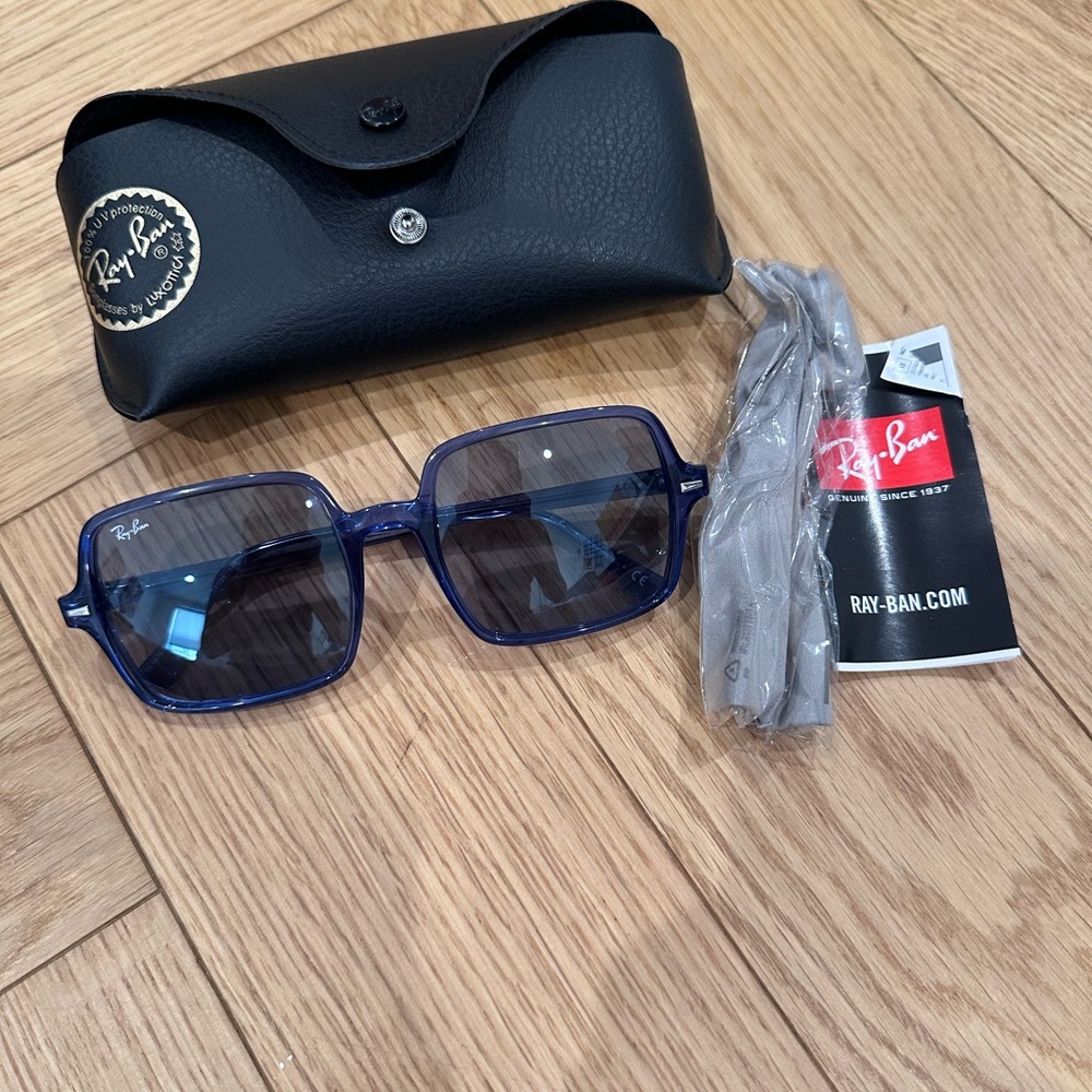 Ray-Ban Transparent Blue Sunglasses - John.